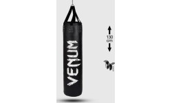 Venum Challenger smagais maiss + griestu āķis - melns/balts - ar pildījumu - 130cm