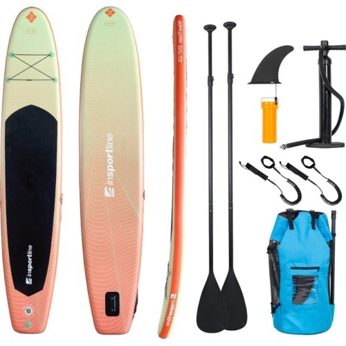 Paddle Board w/ Accessories inSPORTline WaveTeam 13’0” - Orange