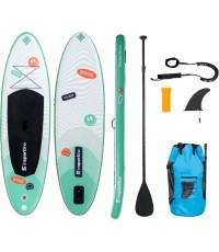 Доска для паддлбординга с аксессуарами inSPORTline Wavelet 9'6" - Green