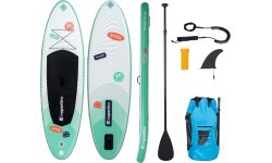 SUP dēlis ar piederumiem inSPORTline Wavelet 9’6” - Zaļš