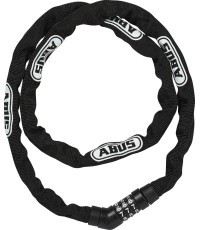 Slēdzene ABUS 4804C/110, ķēdīte 110 cm, ar kodu (melna)