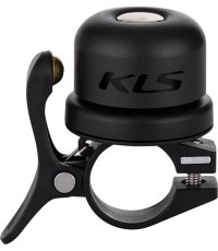 KLS Bloom velosipēdu zvans (melns)