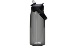 Thrive Flip Straw pudele 1 l, ogļu pelēka