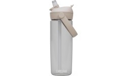 Thrive Flip Straw pudele 0,6 l, caurspīdīga
