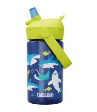 Bērnu pudele Thrive Flip Straw 0,4 l Sharks and Rays