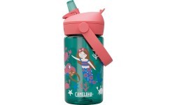 Thrive Flip Straw Kids 0,4 l bērnu pudele Mermaid Friends
