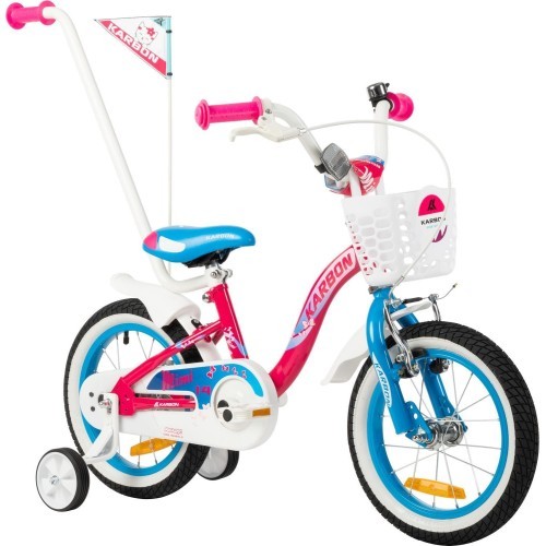 Velosipēds Karbon Mimi 14 pink-blue