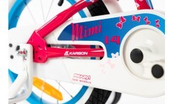 Velosipēds Karbon Mimi 14 pink-blue