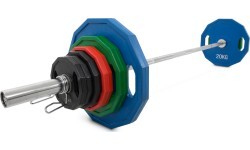 Набор олимпийских дисков Newton Fitness OP-100 с резиновым покрытием