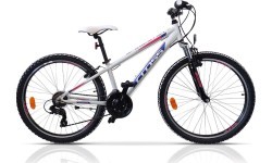 Cross Speedster Girl 26", izmērs 12.5"(32cm), balts/melns/melns/zils