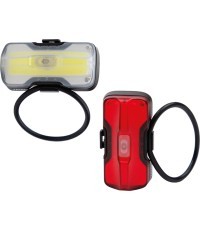 Zefal Supervision F20 + R20 USB-C Light Set // front + rear (wireless, batteries)