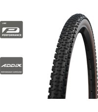 Schwalbe G-One Ultrabite ADDIX Performance RaceGuard TLE riepa 28" x 1.70" (45-622), bezkameras, salokāma