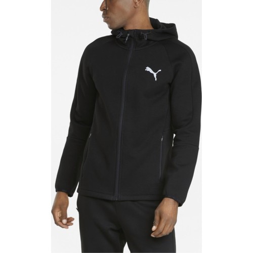Мужская толстовка Puma Evostripe FZ Hood, черная