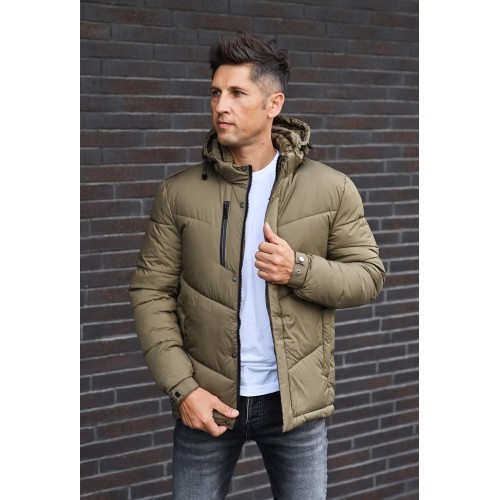 J.Style vīriešu jaka, haki 31M5033-62