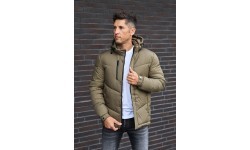 J.Style vīriešu jaka, haki 31M5033-62