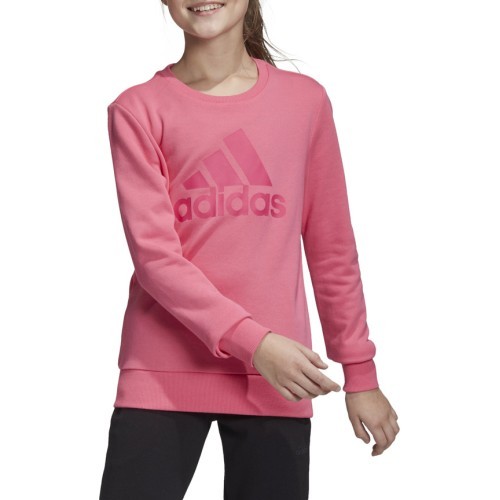 Adidas YG MH Bos Crew bērnu džemperis Pink DV0322