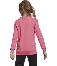 Детская толстовка Adidas YG MH Bos Crew Pink DV0322