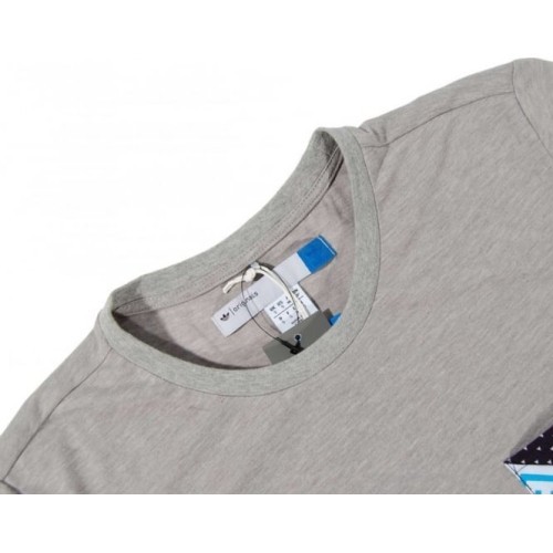 Adidas Originals vīriešu T-krekls Patchwork Tee Grey