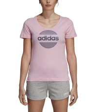 Adidas blūze Linear Tee II, rozā DV3000