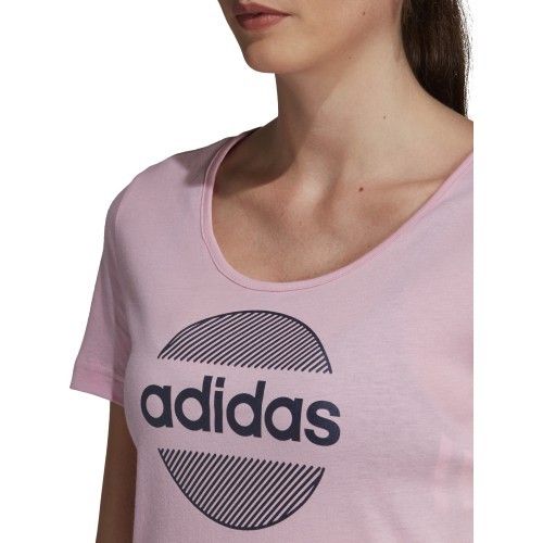 Adidas blūze Linear Tee II, rozā DV3000
