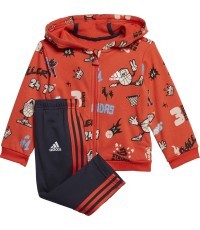 Adidas Kids Tracksuit I Grap Fz Hd J Red Blue GD3924