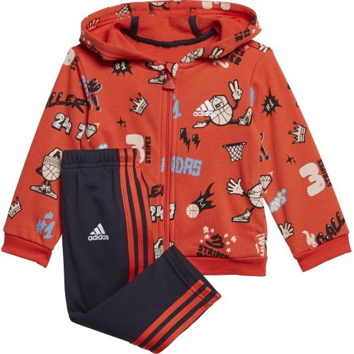 Спортивный костюм детский Adidas I Grap Fz Hd J Red Blue GD3924