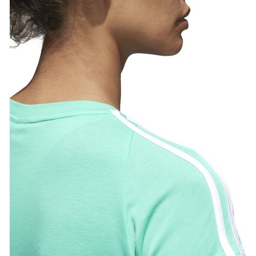 Женская футболка Adidas Ess 3S Slim Tee Green CF8835