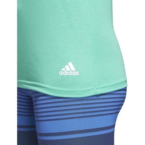Adidas Ess 3S Slim Tee Green CF8835 Women's Top