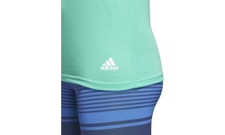 Adidas Ess 3S Slim Tee Green CF8835 Women's Top