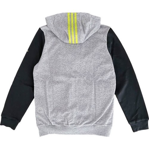 Толстовка Adidas для подростков YB RD KN FZHD Grey Black S22627