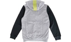 Adidas Junior Sweatshirt YB RD KN FZHD Grey Black S22627