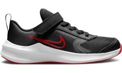 Nike Downshifter 11 Kids' Sneakers Black Red CZ3959 005