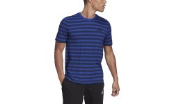Adidas Stripy SJ Tee vīriešu T-krekls, zils/melns HE1854