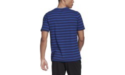 Мужская футболка Adidas Stripy SJ Tee, сине-черная HE1854