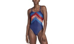 Adidas Fit 1PC Lin sieviešu peldkostīms tumši zils DH2403