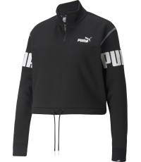 Puma Power Half-Zip sieviešu džemperis, melns, 855941 01