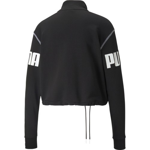 Puma Power Half-Zip Women's Sweatshirt Black 855941 01
