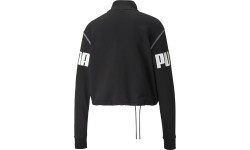 Puma Power Half-Zip Women's Sweatshirt Black 855941 01