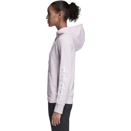 Adidas Essentials Linear Full-Zip Hoodie Pink CD7806