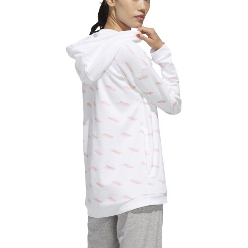 Женский свитшот Adidas W Fav Hdy, белый FN0941