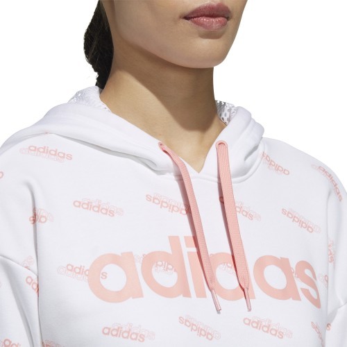 Adidas sieviešu džemperis W Fav Hdy, balts FN0941