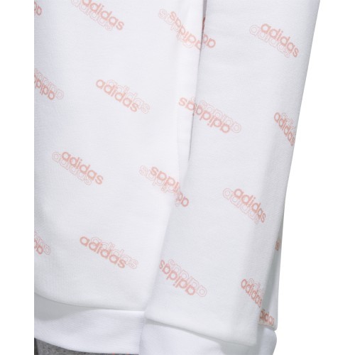 Женский свитшот Adidas W Fav Hdy, белый FN0941