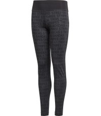 Подростковые леггинсы Adidas YG TR Brand Tights Black DJ1089