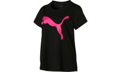 Puma Active Logo Tee Blouse Black 852006 61
