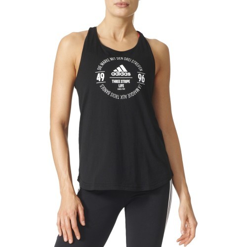 Adidas Logo Tank Top Black BP8387