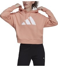 Женская толстовка Adidas W Fi 3B Hoodie Peach H24082