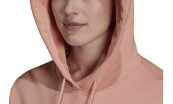 Adidas Women's Sweatshirt W Fi 3B Hoodie Peach H24082