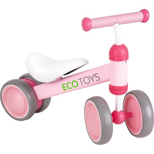 Практичный розовый мини кросс-кантри велосипед Ecotoys