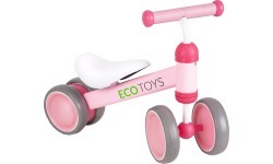 Практичный розовый мини кросс-кантри велосипед Ecotoys