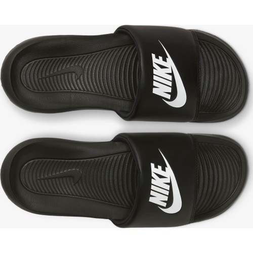 Nike Victori One Slide sieviešu čības Black White CN9677 005